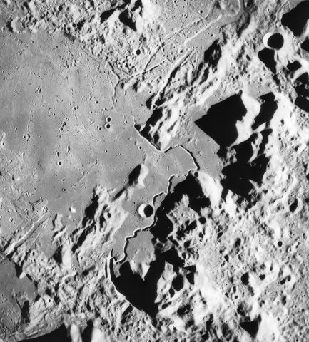Hadley-Apennine from Apollo 15
