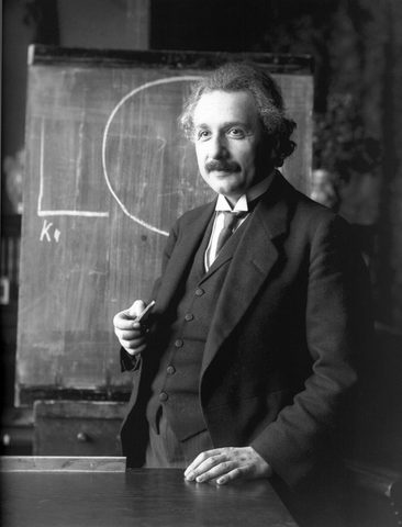 Albert Einstein by Ferdinand Schmutzer, 1921, framed print