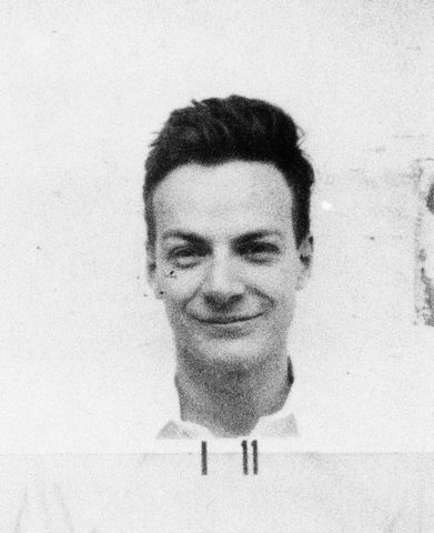 Feynman's badge by Los Alamos National Laboratory, 1943, framed print