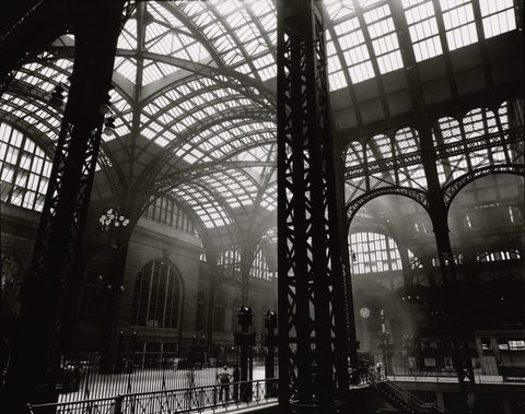 Penn Station concourse by Berenice Abbott, 1936, framed print