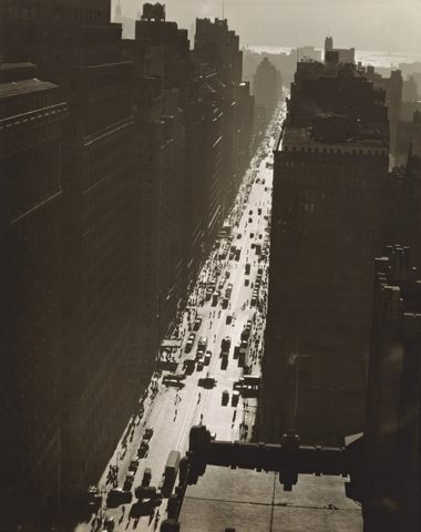 Seventh Avenue by Berenice Abbott, 1935, framed print