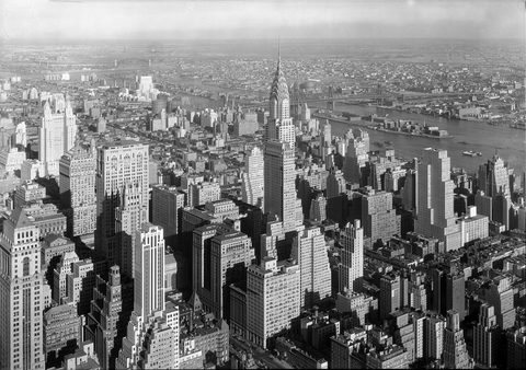 Chrysler Building by Samuel Gottscho, 1932, framed print