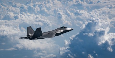 F-22 Raptor over Western Virginia