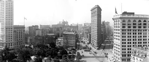 Madison Square and the Flatiron, c. 1910–1915, framed print