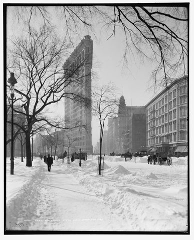 Flatiron Building by Detroit Publishing Co., 1905, framed print