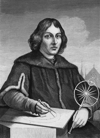 Nicolaus Copernicus by Anonymous (Torún school), framed print