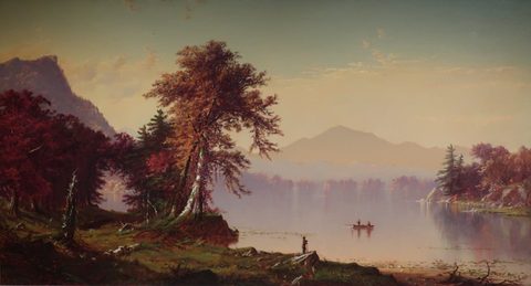 View of Mount Washington by Alfred Thompson Bricher, c. 1870, framed print