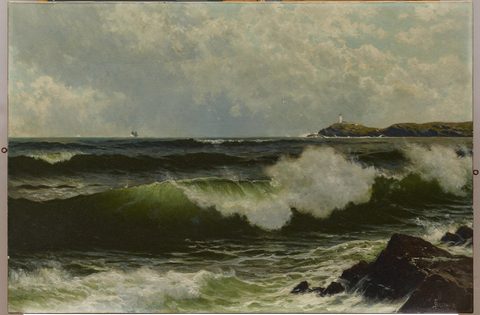 Seascape by Alfred Thompson Bricher, c. 1870s, framed print