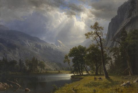 Mount Starr King, Yosemite by Albert Bierstadt, c. 1860s, framed print