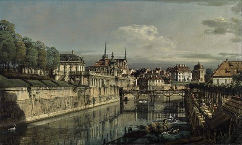 Dresden: The Moat of the Zwinger
