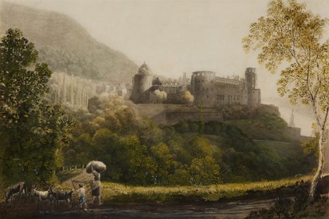 View of Heidelberg Castle from the East