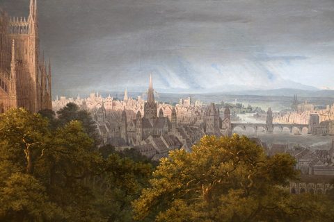 Medieval City on a River
