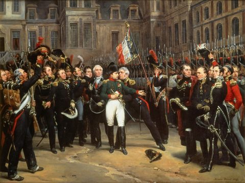 Napoleon's Farewell to the Imperial Guard at Fontainebleau