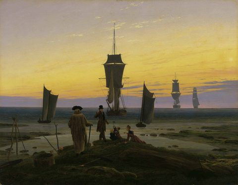The Stages of Life by Caspar David Friedrich, c. 1835, framed print