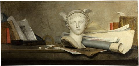 Still Life with Attributes of the Arts