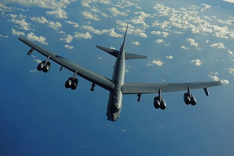 B-52 Stratofortress by USAF / Jacob N. Bailey, 2010, framed print