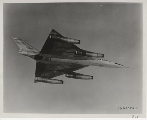 B-58 Hustler by USAF, framed print