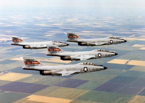 F-101 Voodoo by USAF, c. 1969–77, framed print