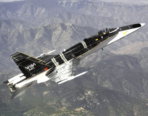 F-18 HARV by NASA, framed print