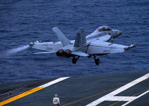 EA-18G Growler by U.S. Navy, 2023, framed print