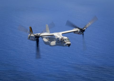 CMV-22B Osprey by U.S. Navy / Isaiah B. Goessl, 2023, framed print