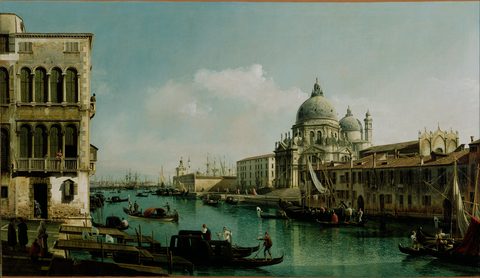 The Grand Canal with the Salute and the Dogana