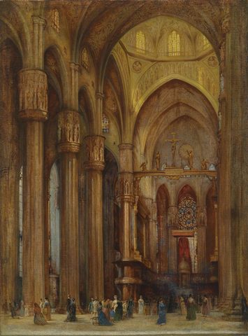 Interior of Milan Cathedral