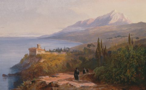 Mount Athos and the Monastery of Stavronikita