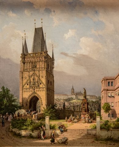 View of the Hradčany, Prague