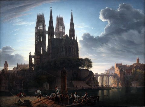 Gothic Cathedral by the Water