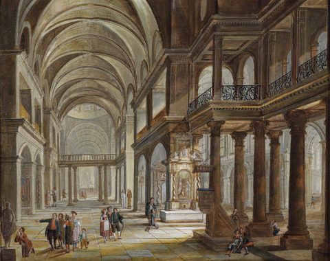 Church Interior, 1780
