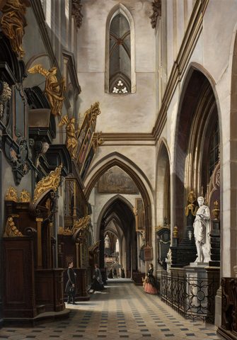 Aisle of the Wawel Cathedral
