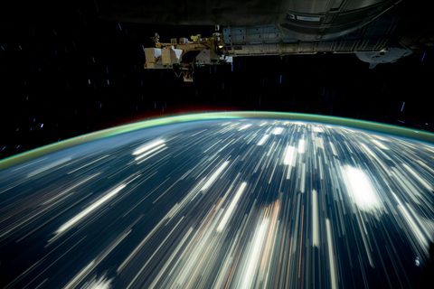 Mexico at night by NASA / Don Pettit, 2024, framed print