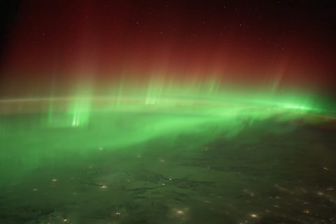 New Year aurora by NASA / Don Pettit, 2025, framed print