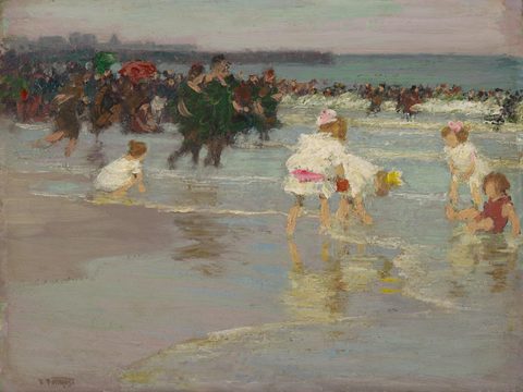 Beach Scene (Sunday on the Beach)