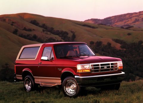 Bronco Eddie Bauer by Ford Photo Department, 1996, framed print