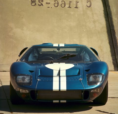 GT40 Mk II by Ford Photo Department, 1966, framed print