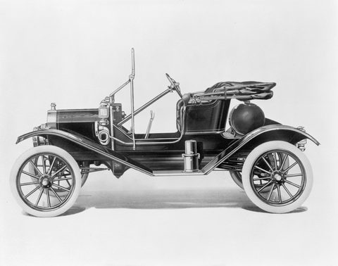 Model T Torpedo by Ford Photo Department, 1911, framed print