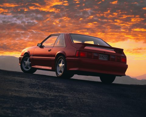 Mustang GT by Ford Photo Department, 1991, framed print