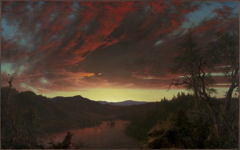Twilight in the Wilderness by Frederic Edwin Church, framed print