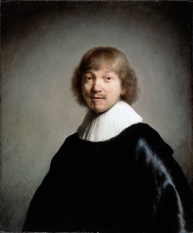 Portrait of Jacob de Gheyn III by Rembrandt van Rijn, 1632, framed print
