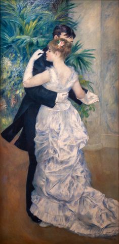 Dance in the City by Pierre-Auguste Renoir, 1883, framed print