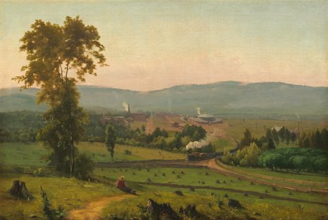 The Lackawanna Valley by George Inness, c. 1856, framed print