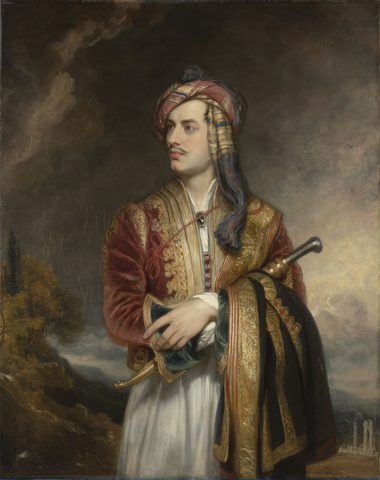 Lord Byron in Albanian Dress