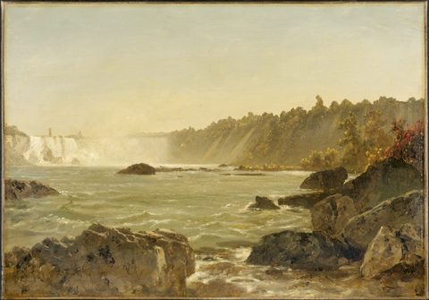 View of Niagara Falls by John Frederick Kensett, c. 1851, framed print