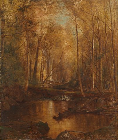 Autumn in the Catskills by Jervis McEntee, 1865, framed print