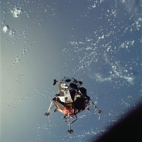 Lunar Module Spider by NASA / Apollo 9 crew, framed print
