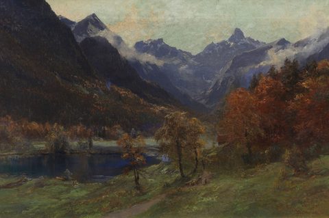 Christlessee near Gerstruben with the Trettachspitze