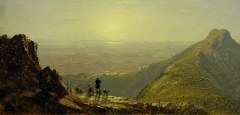 Mount Mansfield by Sanford Robinson Gifford, 1858, framed print