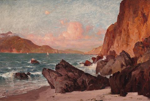 The Golden Gate from Point Lobos by Thomas Hill, 19th century, framed print
